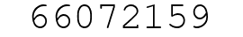 Number 66072159.