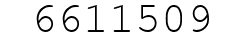 Number 6611509.
