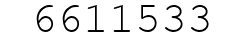 Number 6611533.