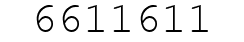 Number 6611611.