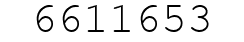 Number 6611653.