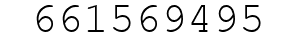 Number 661569495.