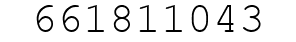 Number 661811043.