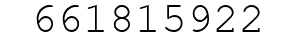 Number 661815922.