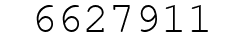 Number 6627911.