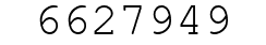 Number 6627949.