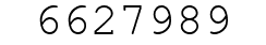 Number 6627989.