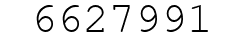 Number 6627991.