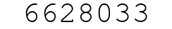 Number 6628033.