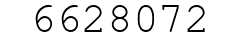 Number 6628072.