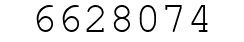 Number 6628074.