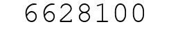 Number 6628100.