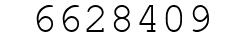 Number 6628409.