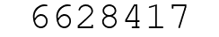 Number 6628417.