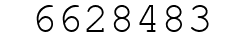 Number 6628483.