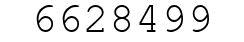Number 6628499.