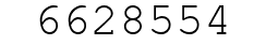 Number 6628554.