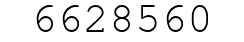 Number 6628560.