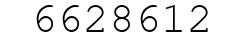 Number 6628612.