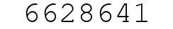 Number 6628641.