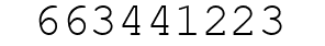 Number 663441223.