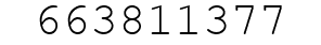 Number 663811377.