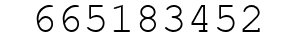 Number 665183452.