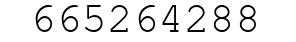 Number 665264288.