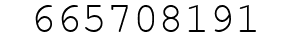 Number 665708191.