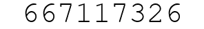 Number 667117326.
