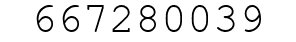Number 667280039.
