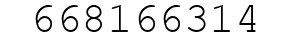 Number 668166314.