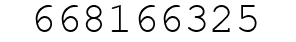 Number 668166325.