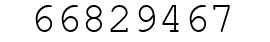 Number 66829467.