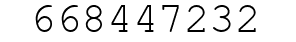 Number 668447232.