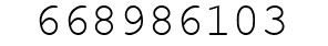 Number 668986103.