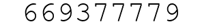 Number 669377779.
