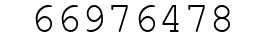 Number 66976478.