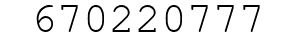 Number 670220777.