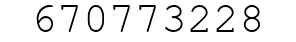 Number 670773228.
