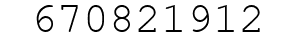 Number 670821912.