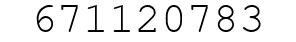 Number 671120783.