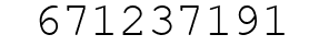 Number 671237191.