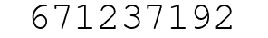 Number 671237192.