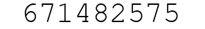 Number 671482575.