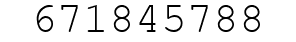 Number 671845788.