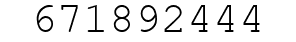 Number 671892444.