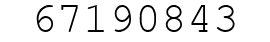 Number 67190843.
