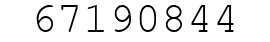 Number 67190844.