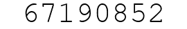 Number 67190852.